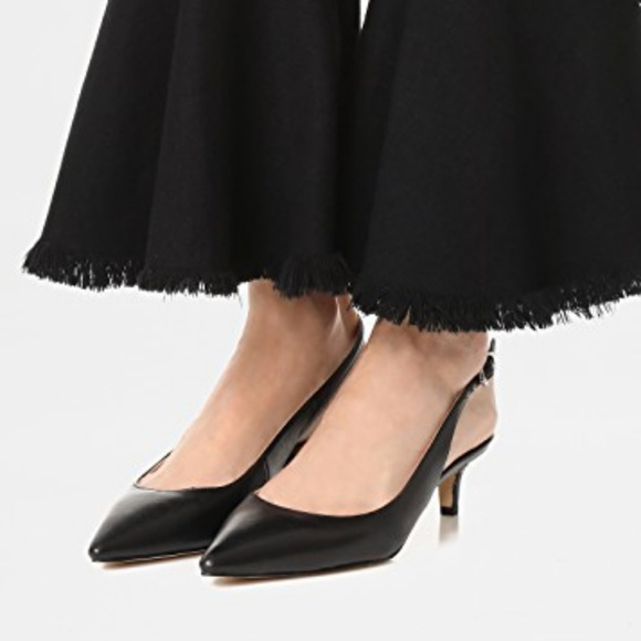 SAM EDELMAN Leather Slingback Kitten Heels - Picture 4 of 8